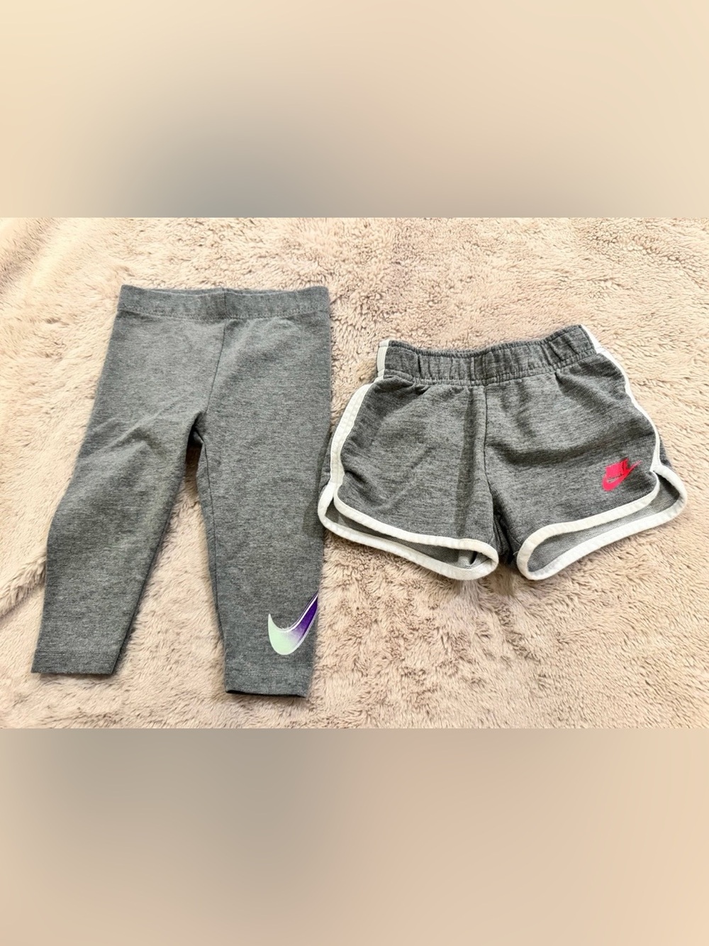 Baby Girl Nike Leggings and shorts size 12 months